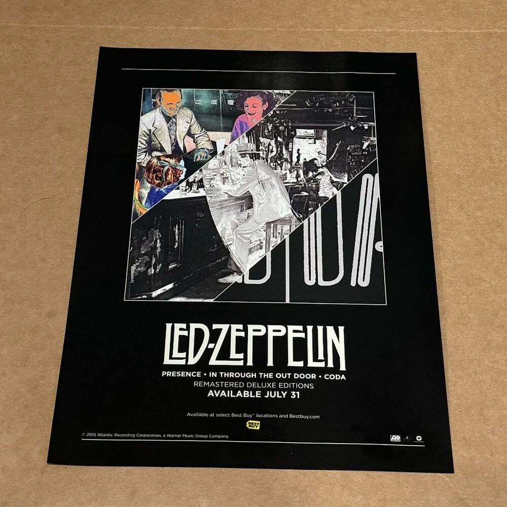 LED ZEPPELIN - Music Print Promo Ad - 2015